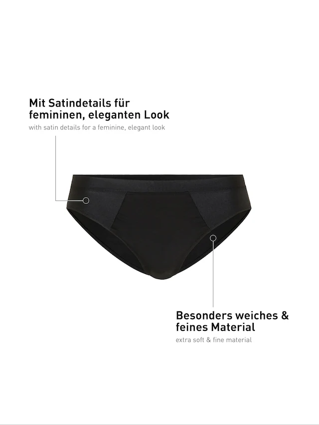 CALIDA Slip »Cate« schimmernde Satin-Blende, femininer Look, Single Jersey, elastisch