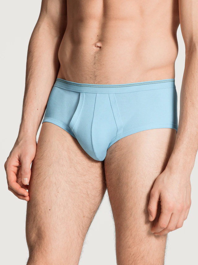 CALIDA Midislip »Twisted Cotton« mit Eingriff, Pure Cotton, Feinripp, weich