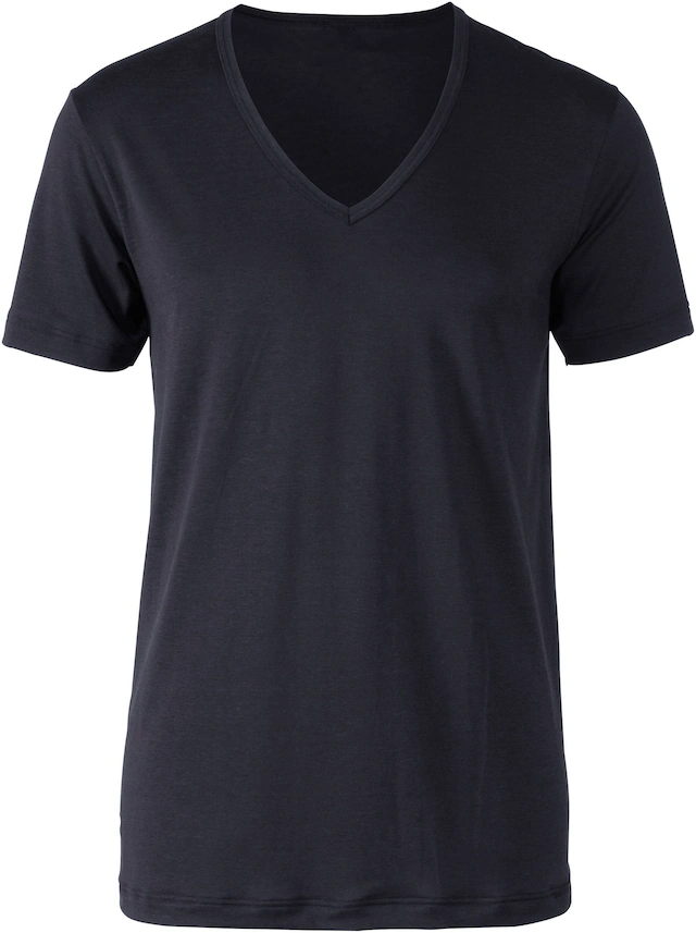 CALIDA Kurzarmshirt »Focus« V-Ausschnitt, Single Jersey, flache Nähte, elastisch, weich