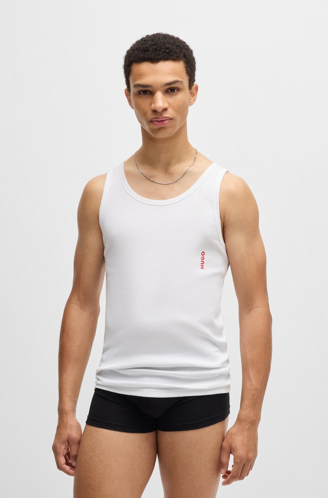 HUGO Underwear Tanktop »Twin Pack« Packung, 2 Stk. mit Markenlabel in Kontrastfarbe