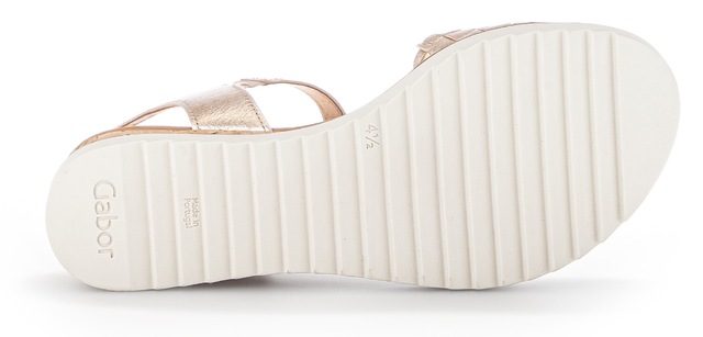 Gabor Sandalette »GENUA« , Sommerschuh, Sandale, Keilabsatz, mit Klettverschluss, Weite G