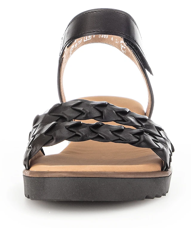 Gabor Sandalette »GENUA« , Sommerschuh, Sandale, Keilabsatz, mit Klettverschluss, Weite G