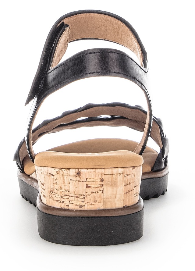 Gabor Sandalette »GENUA« , Sommerschuh, Sandale, Keilabsatz, mit Klettverschluss, Weite G