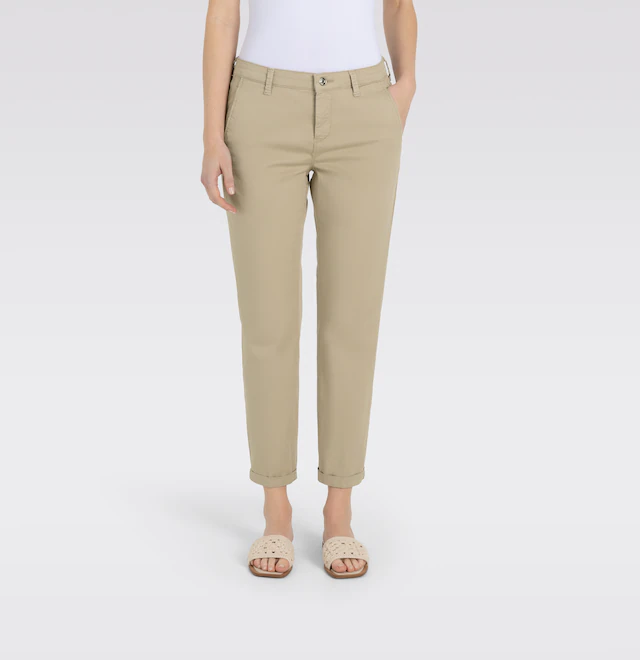 MAC Chinohose »CHINO turn up« mit dezentem Glanz, elegant und sportiv zugleich