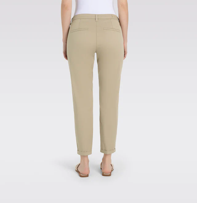 MAC Chinohose »CHINO turn up« mit dezentem Glanz, elegant und sportiv zugleich