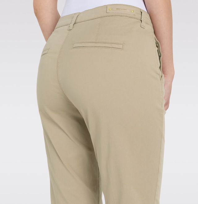 MAC Chinohose »CHINO turn up« mit dezentem Glanz, elegant und sportiv zugleich