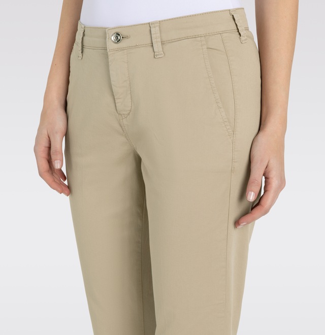 MAC Chinohose »CHINO turn up« mit dezentem Glanz, elegant und sportiv zugleich