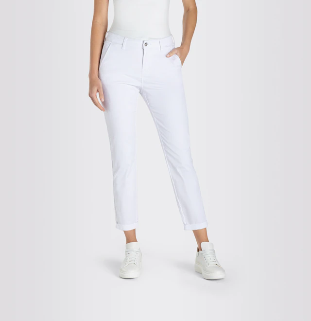 MAC Chinohose »CHINO turn up« mit dezentem Glanz, elegant und sportiv zugleich