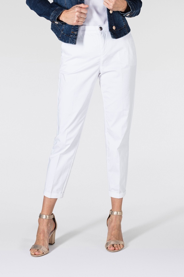 MAC Chinohose »CHINO turn up« mit dezentem Glanz, elegant und sportiv zugleich