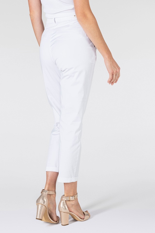 MAC Chinohose »CHINO turn up« mit dezentem Glanz, elegant und sportiv zugleich