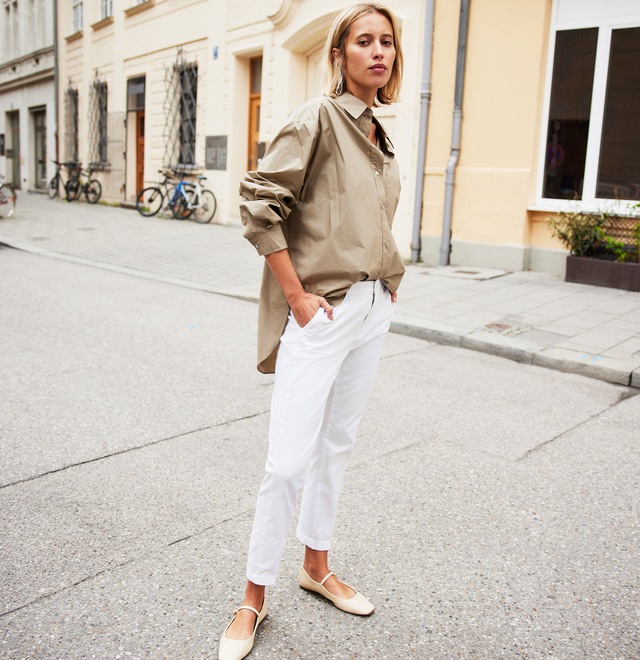 MAC Chinohose »CHINO turn up« mit dezentem Glanz, elegant und sportiv zugleich