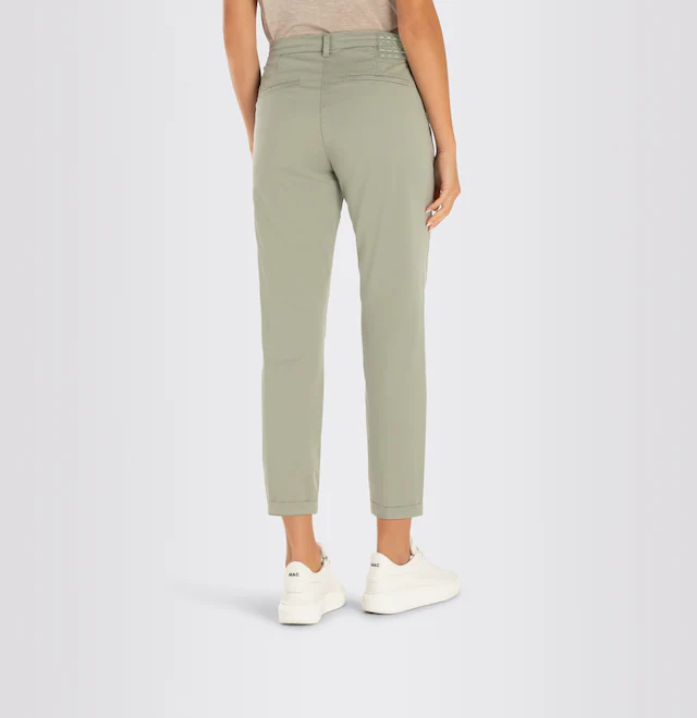 MAC Chinohose »CHINO turn up« mit dezentem Glanz, elegant und sportiv zugleich