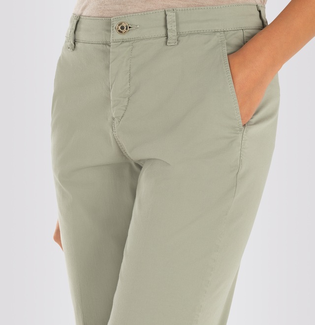 MAC Chinohose »CHINO turn up« mit dezentem Glanz, elegant und sportiv zugleich