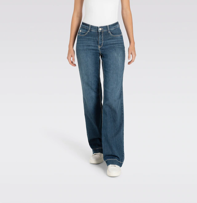 MAC Weite Jeans »DREAM WIDE« mit weitem Bein-Stretch