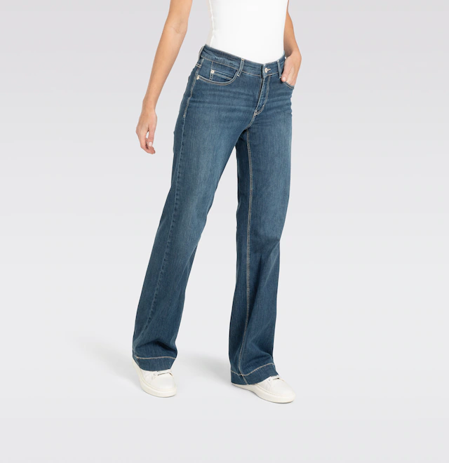 MAC Weite Jeans »DREAM WIDE« mit weitem Bein-Stretch