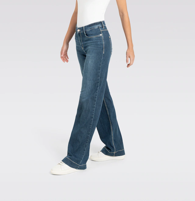 MAC Weite Jeans »DREAM WIDE« mit weitem Bein-Stretch