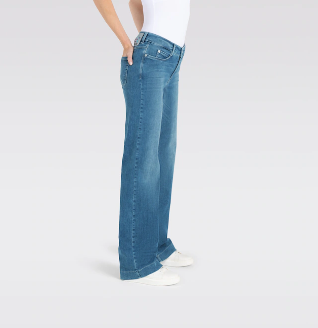 MAC Weite Jeans »DREAM WIDE« mit weitem Bein-Stretch