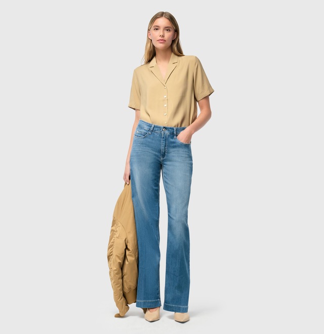 MAC Weite Jeans »DREAM WIDE« mit weitem Bein-Stretch