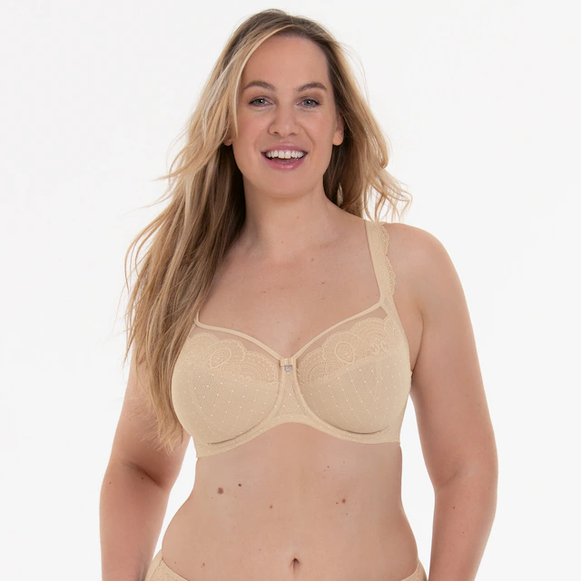 Rosa Faia Bügel-BH »Selma« Full Cup, vierteiliges Cup, verstellbare Träger, mit Bügel, mit Spitze