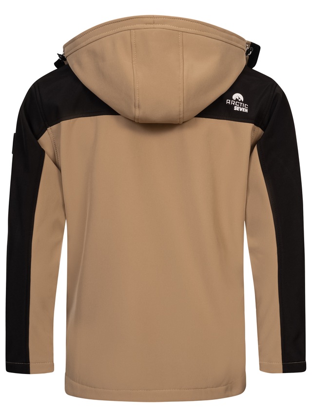 Arctic Seven Softshelljacke »ASSurvivo« Outdoorjacke mit abnehmbarer Kapuze
