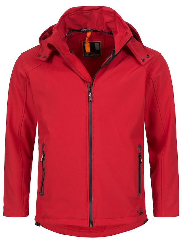 Alessandro Salvarini Softshelljacke »ASBasiri« mit abnehmbarer Kapuze