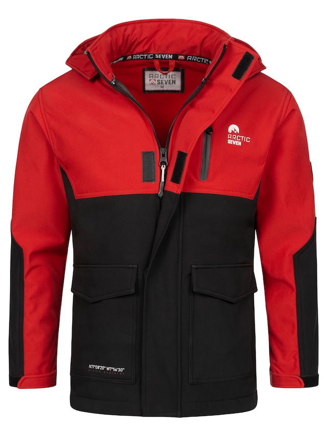 Arctic Seven Softshelljacke »ASRenaldoo« sportliche Funktionsjacke