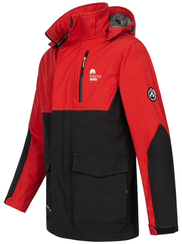 Arctic Seven Softshelljacke »ASRenaldoo« sportliche Funktionsjacke