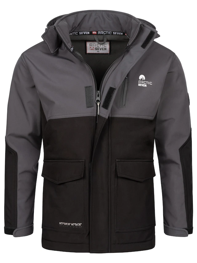 Arctic Seven Softshelljacke »ASRenaldoo« sportliche Funktionsjacke
