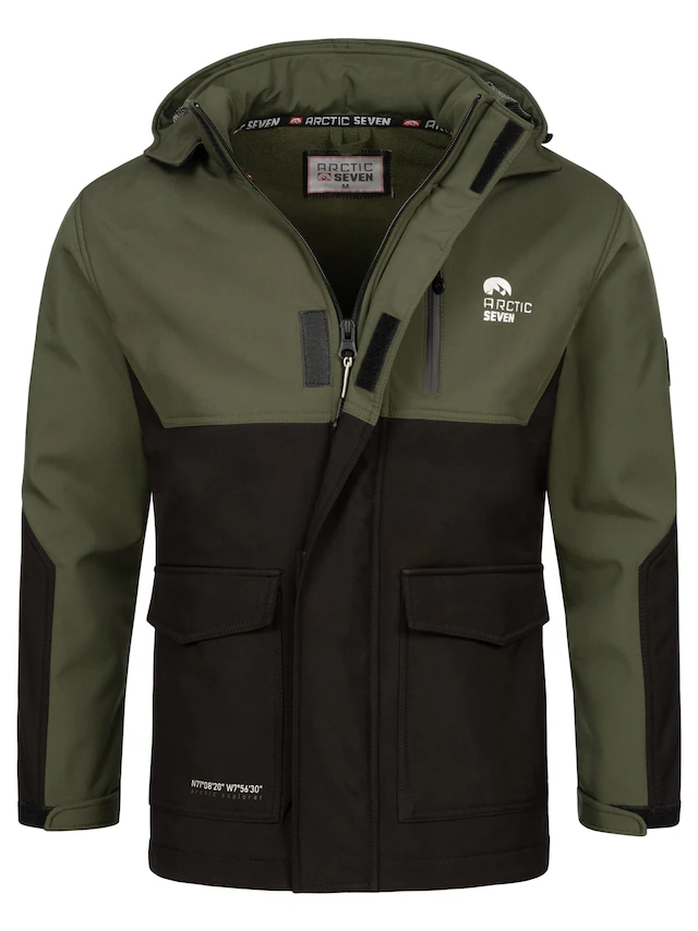 Arctic Seven Softshelljacke »ASRenaldoo« sportliche Funktionsjacke