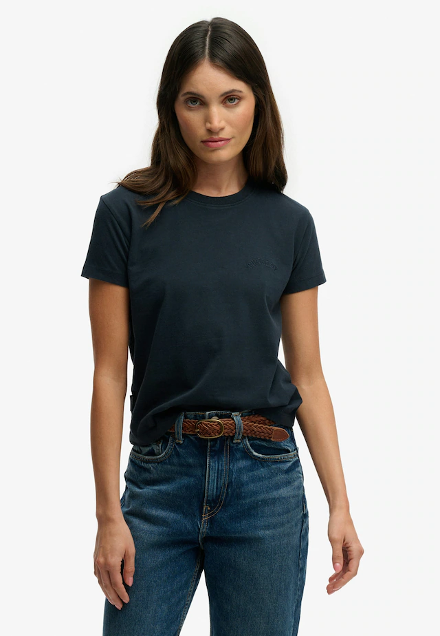 Superdry Kurzarmshirt »SU-ESSENTIAL LOGO 90'S T SHIRT« angenehmes Tragegefühl durch besonders weiche Haptik