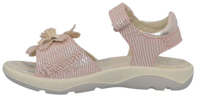 Lurchi Sandale »Flora« Sandalette mit Blumenverzierung, Größenschablone zum Download