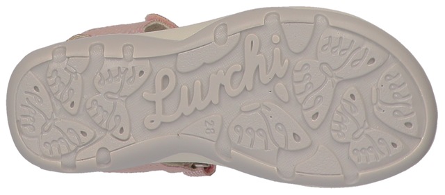 Lurchi Sandale »Flora« Sandalette mit Blumenverzierung, Größenschablone zum Download