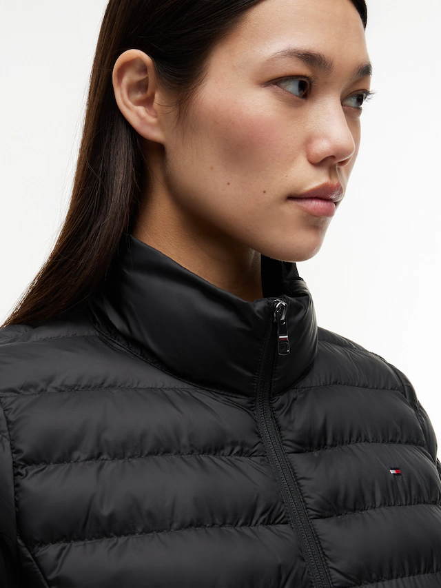 Tommy Hilfiger Steppjacke »LW PADDED GLOBAL STRIPE JACKET« Global Serie TH WOMEN, mit Kapuze sportive Kapuze mit Global Stripe