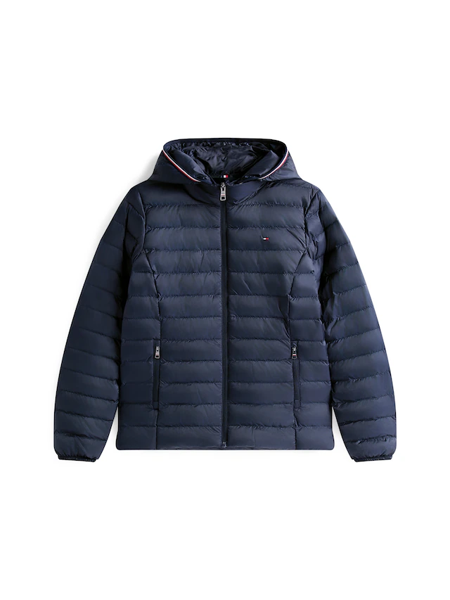 Tommy Hilfiger Steppjacke »LW PADDED GLOBAL STRIPE JACKET« Global Serie TH WOMEN, mit Kapuze sportive Kapuze mit Global Stripe