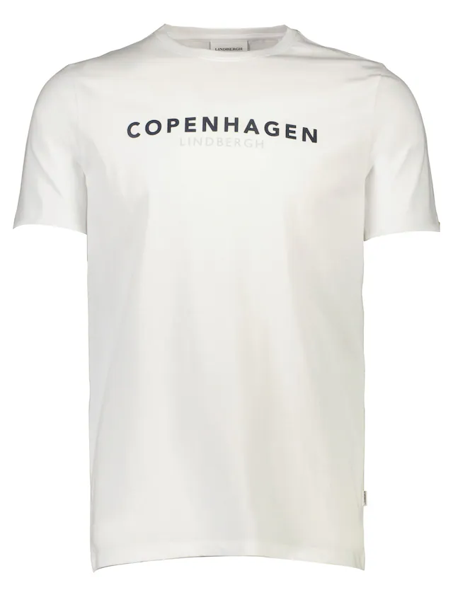 LINDBERGH mit Logo und Rundhalsausschnitt