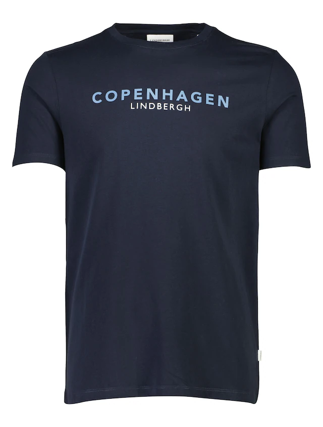 LINDBERGH mit Logo und Rundhalsausschnitt