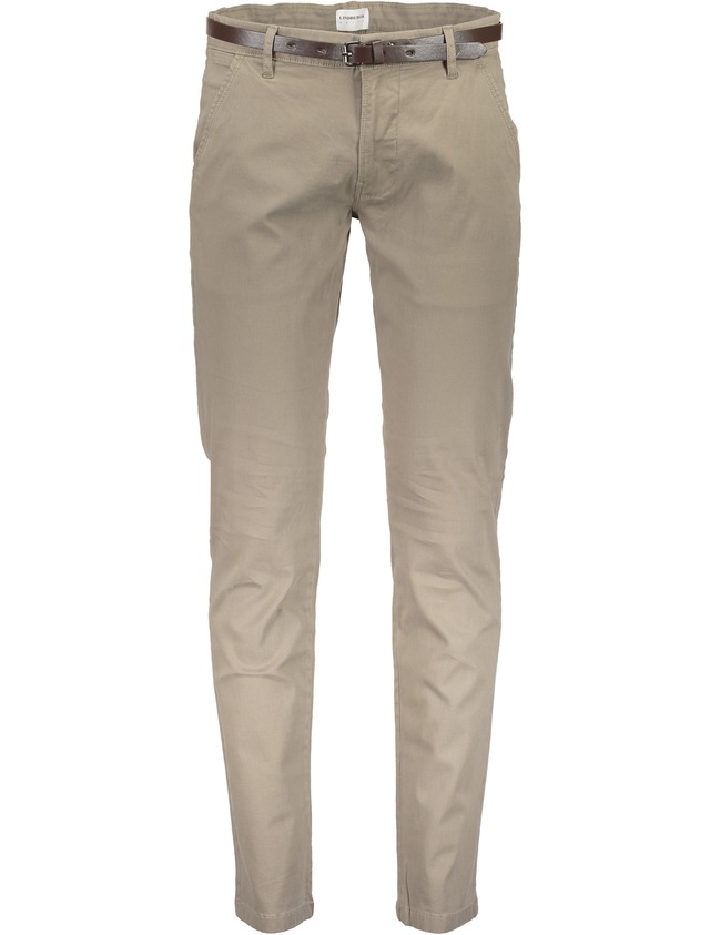 LINDBERGH Chinohose mit Gürtel und Stretch