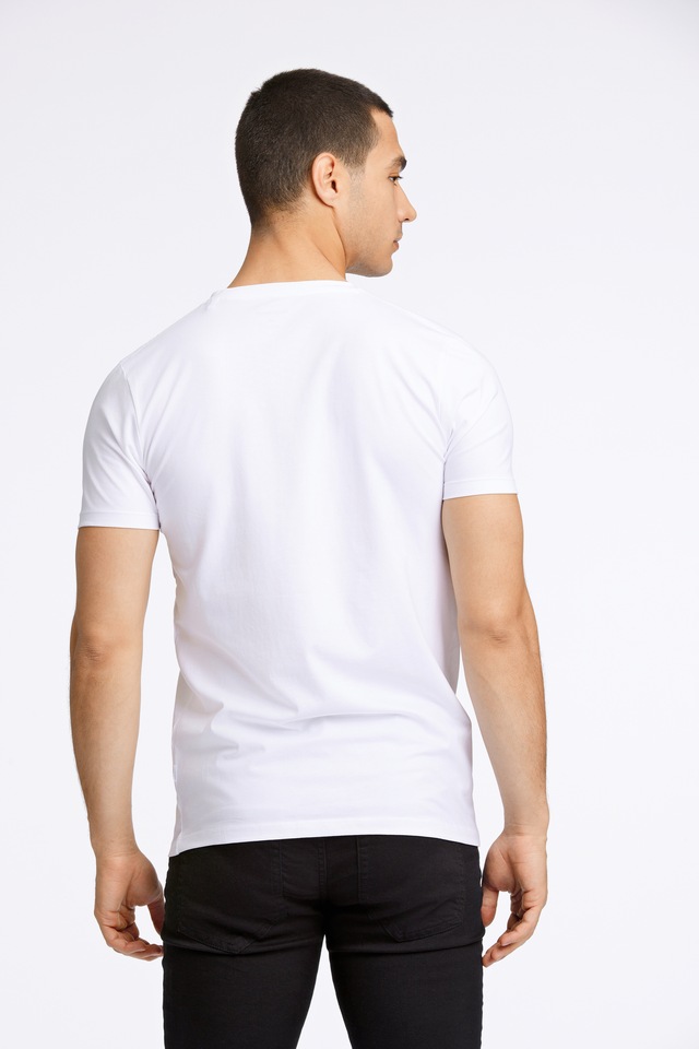 LINDBERGH T-Shirt mit V-Ausschnitt