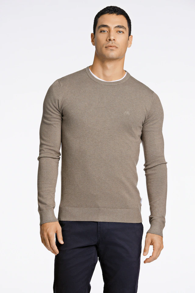 LINDBERGH Strickpullover mit Logo-Stickerei