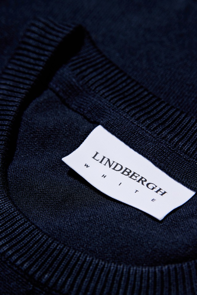 LINDBERGH Strickpullover mit Logo-Stickerei