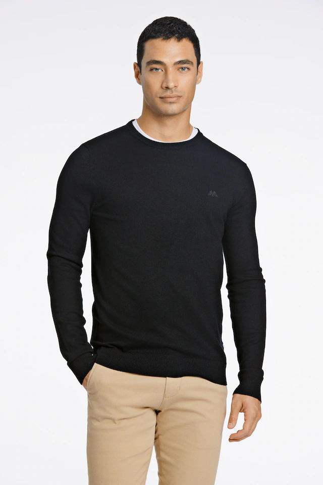 LINDBERGH Strickpullover mit Logo-Stickerei