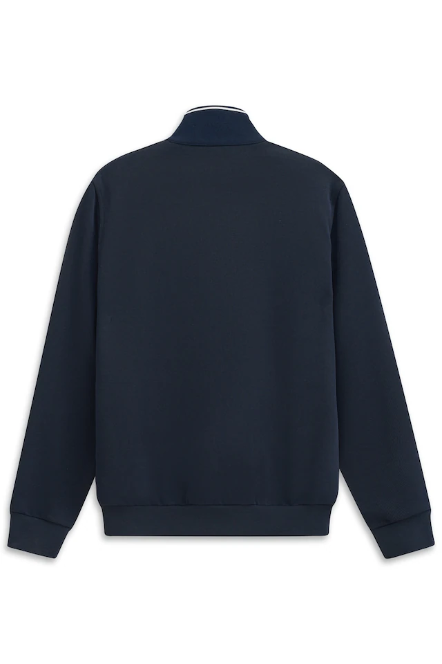 bugatti Sweatjacke »Basic Essential« Modern Fit in Stepp-Optik