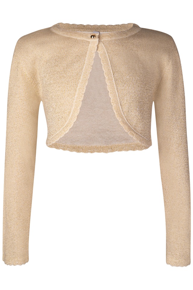 happy girls Bolero im dezenten Glitzerlook und mit gewellten Kanten