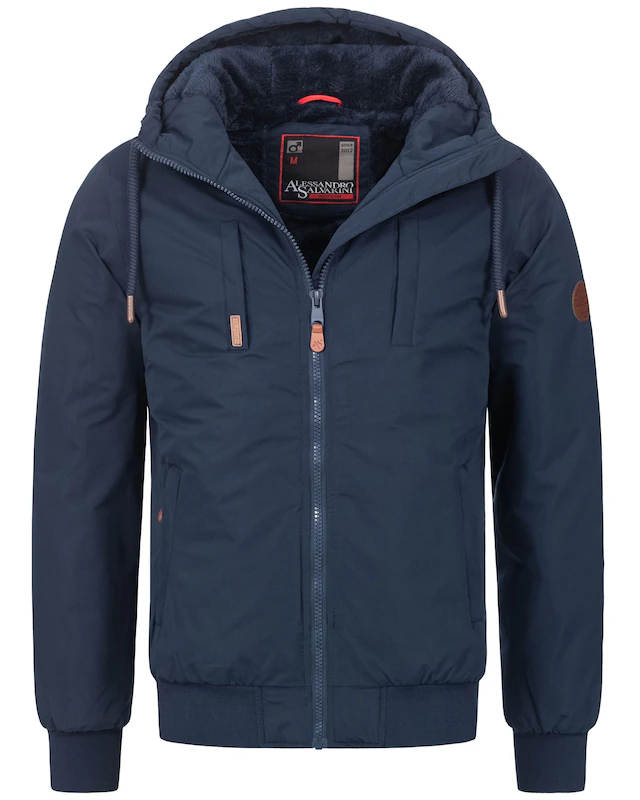 Alessandro Salvarini Winterjacke »ASWeighty« mit weichem Teddyfell innen