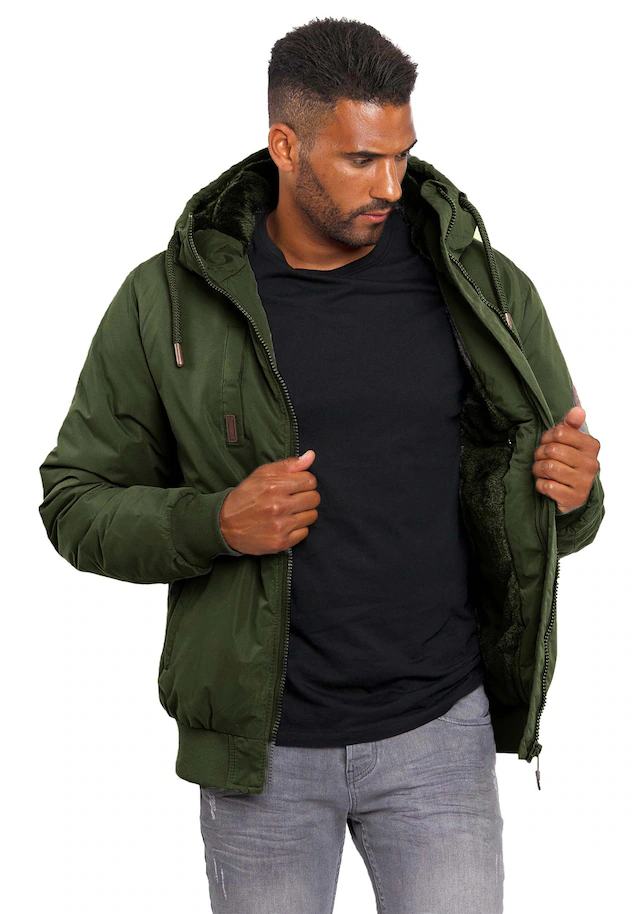 Alessandro Salvarini Winterjacke »ASWeighty« mit weichem Teddyfell innen