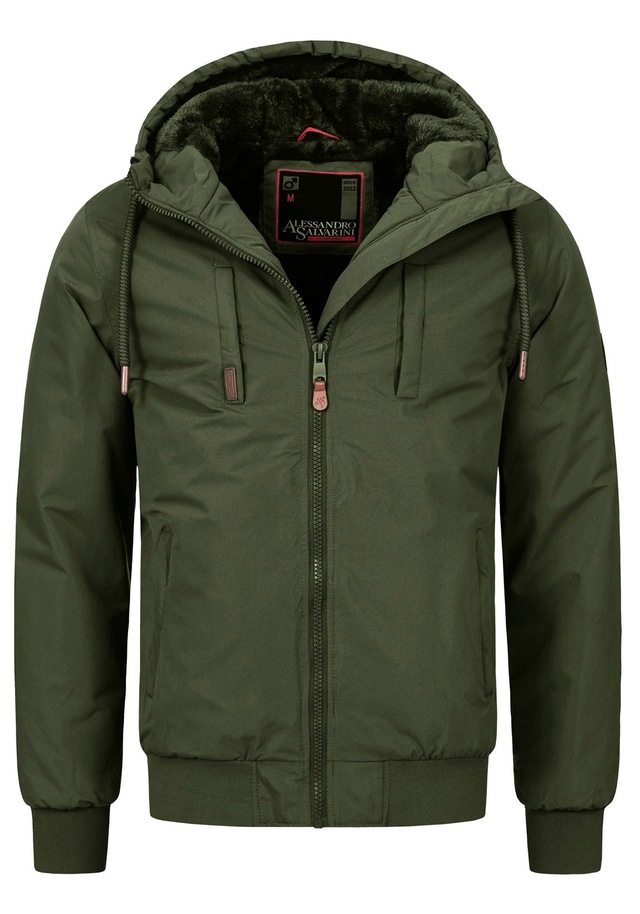 Alessandro Salvarini Winterjacke »ASWeighty« mit weichem Teddyfell innen