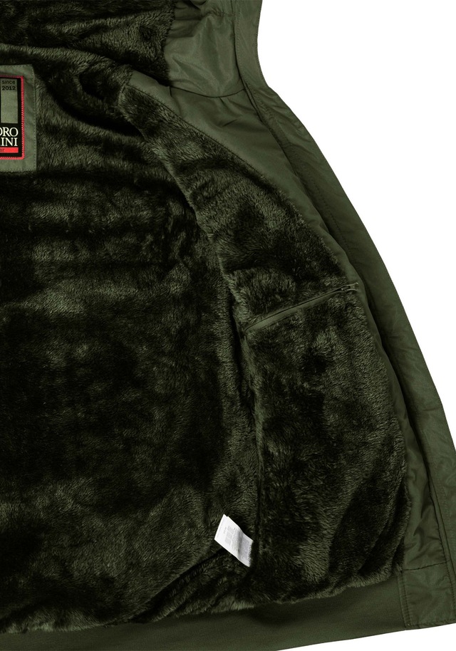 Alessandro Salvarini Winterjacke »ASWeighty« mit weichem Teddyfell innen