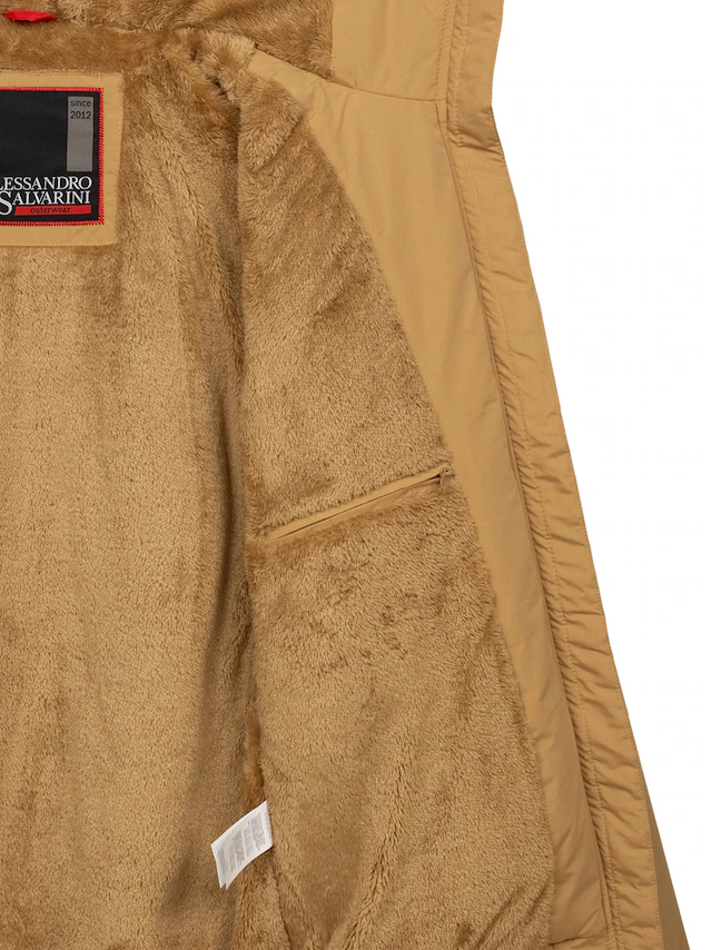 Alessandro Salvarini Winterjacke »ASWeighty« mit weichem Teddyfell innen