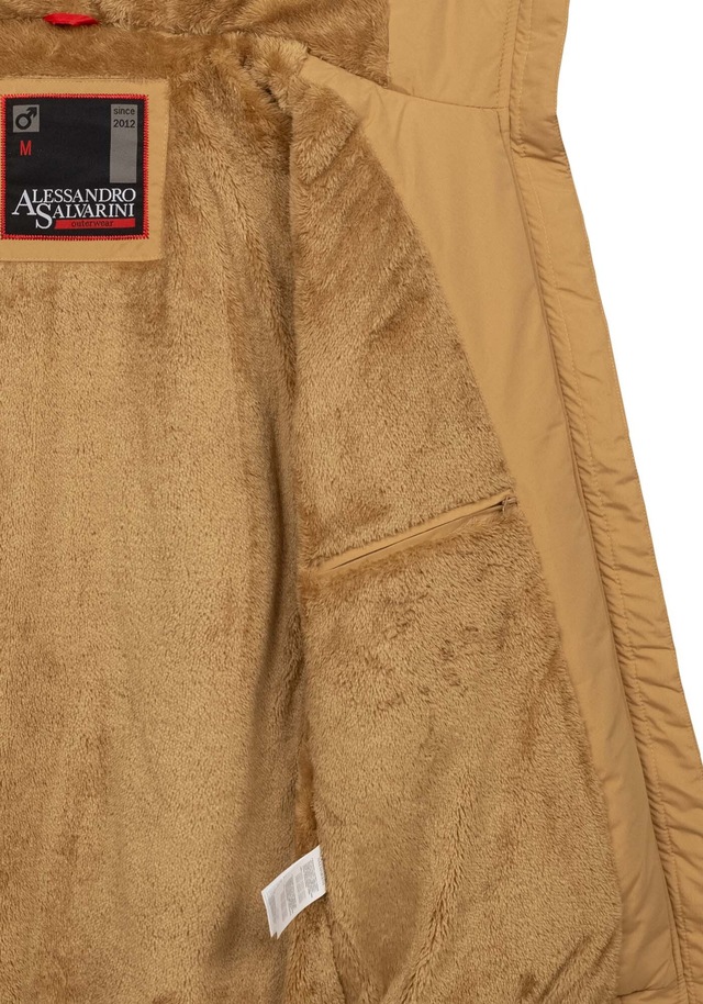 Alessandro Salvarini Winterjacke »ASWeighty« mit weichem Teddyfell innen