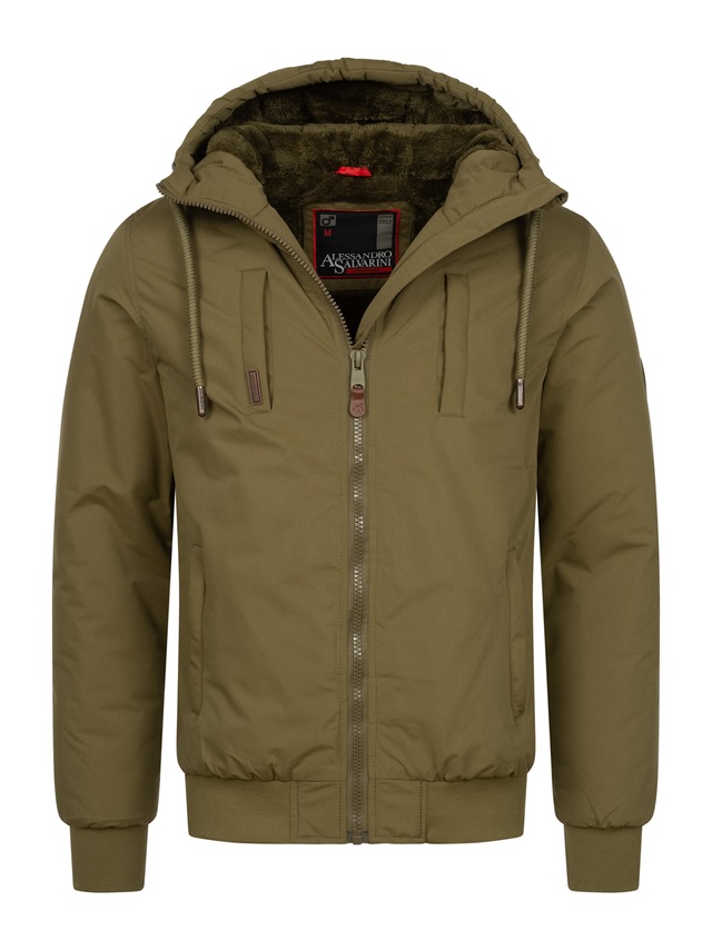 Alessandro Salvarini Winterjacke »ASWeighty« mit weichem Teddyfell innen